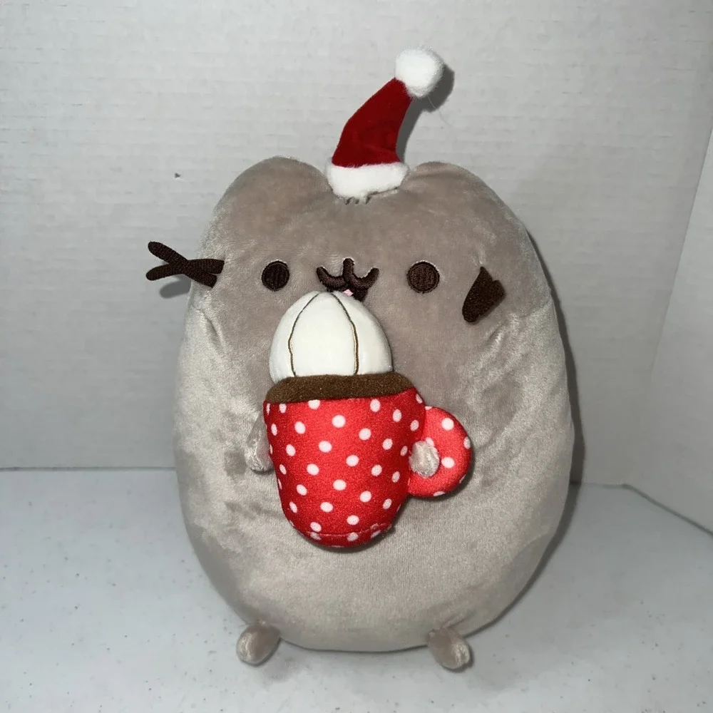 GUND Pusheen Snackable Hot Cocoa Christmas Holiday Stuffed Animal Cat Plush, 10